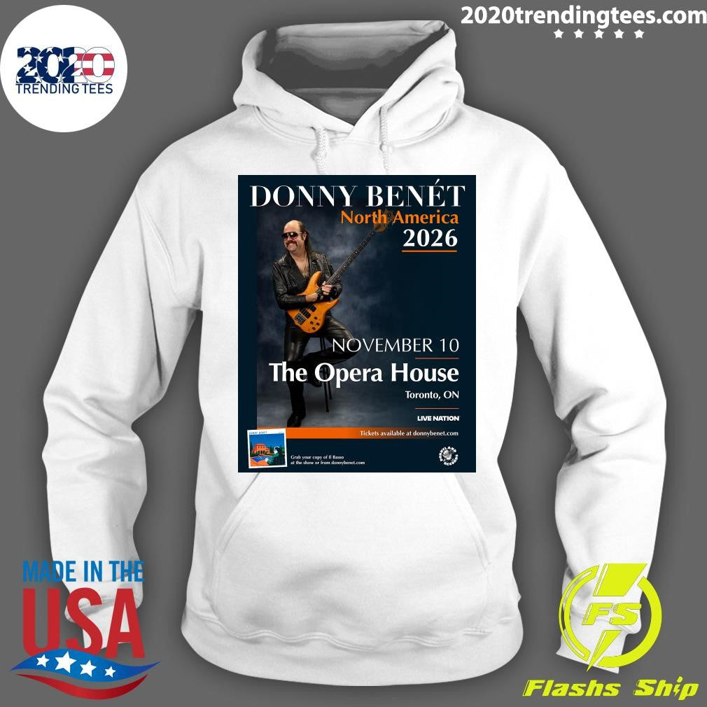 Donny Benét North America 2026 November 10 The Opera House Toronto, On Shirt