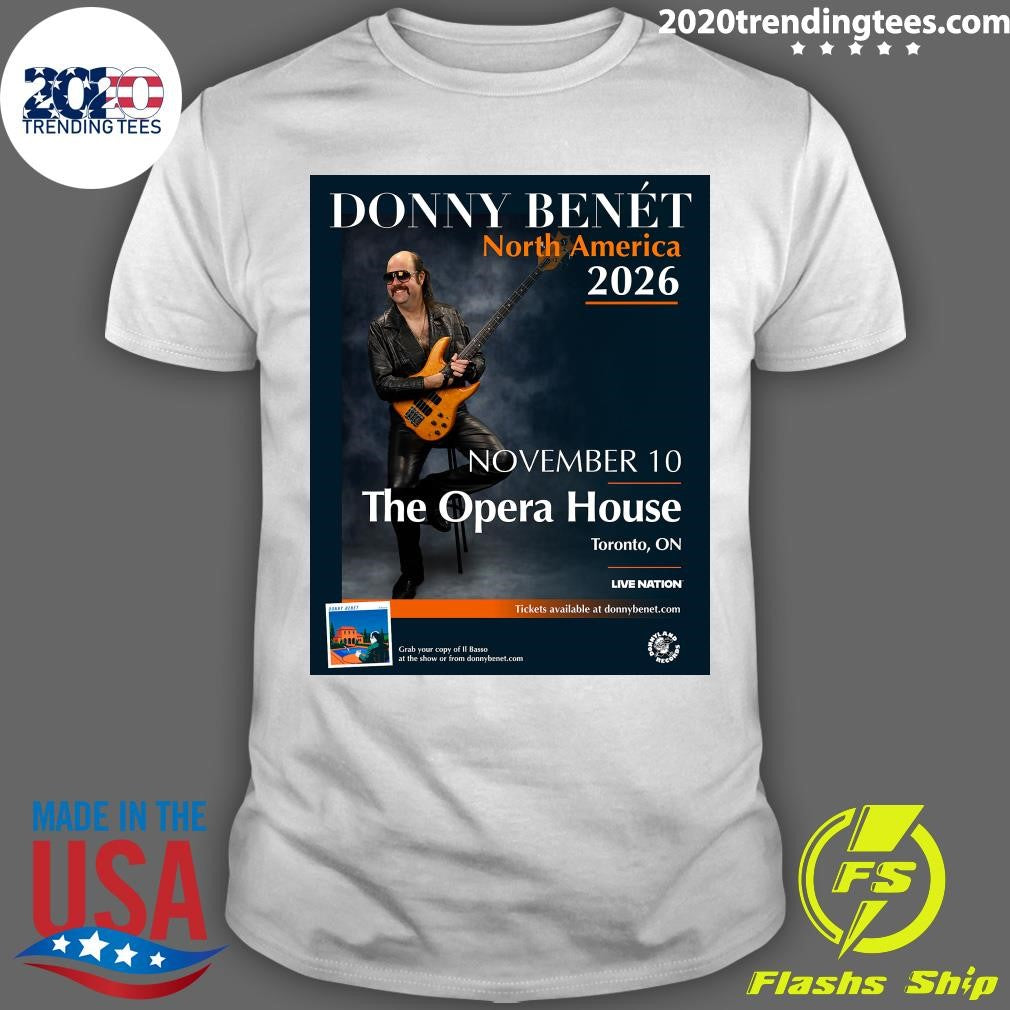 Donny Benét North America 2026 November 10 The Opera House Toronto, On Shirt