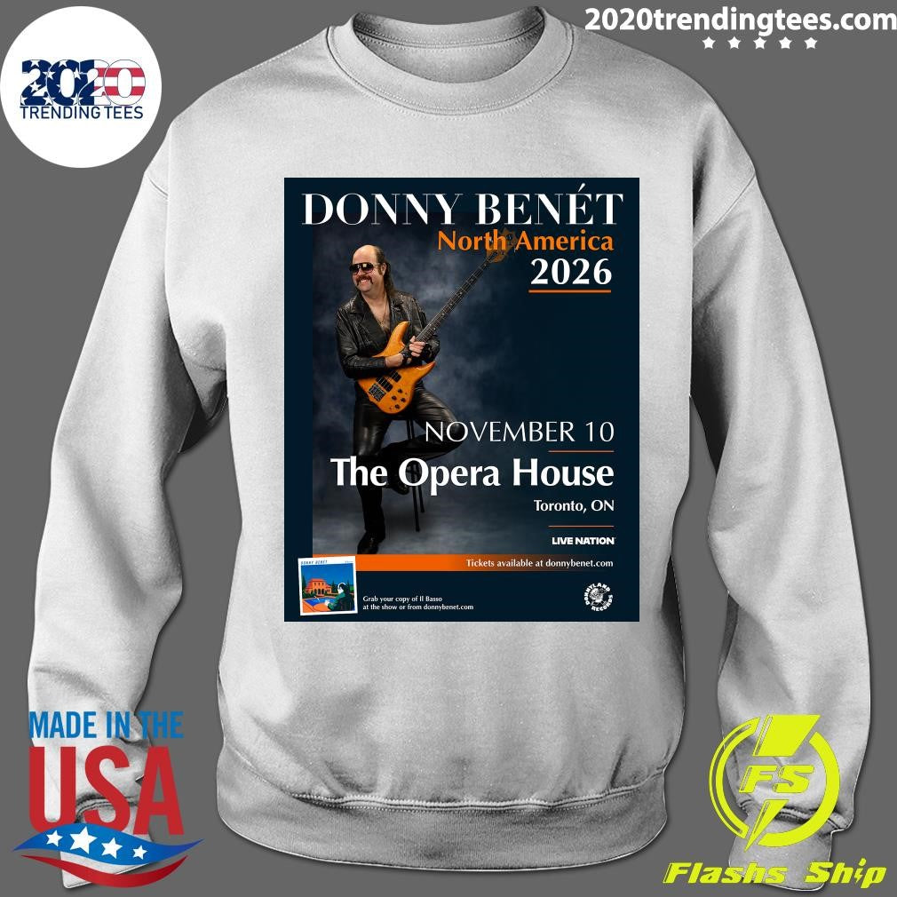 Donny Benét North America 2026 November 10 The Opera House Toronto, On Shirt