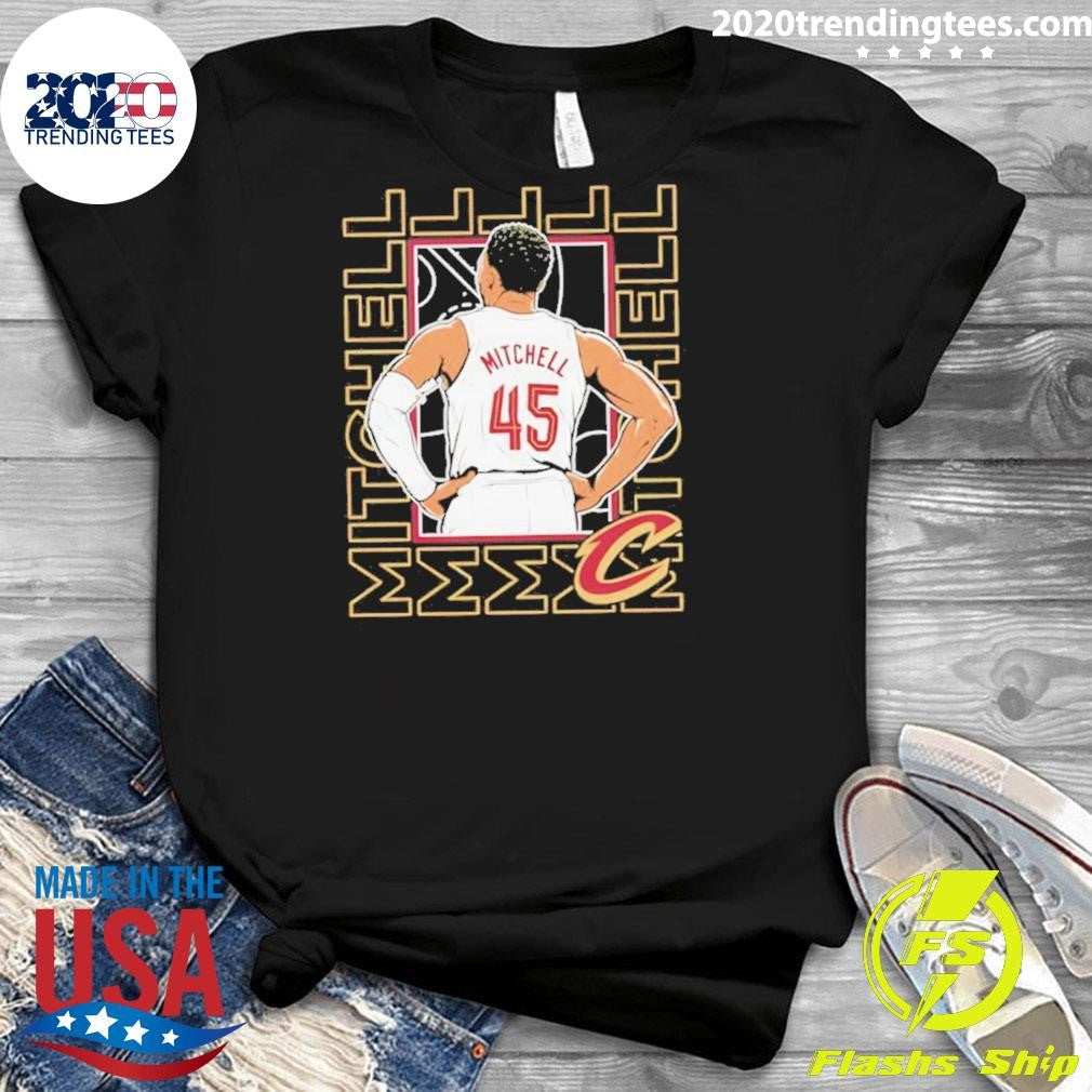 Donovan Mitchell Cleveland Cavaliers Repeat Pose Star Shirt