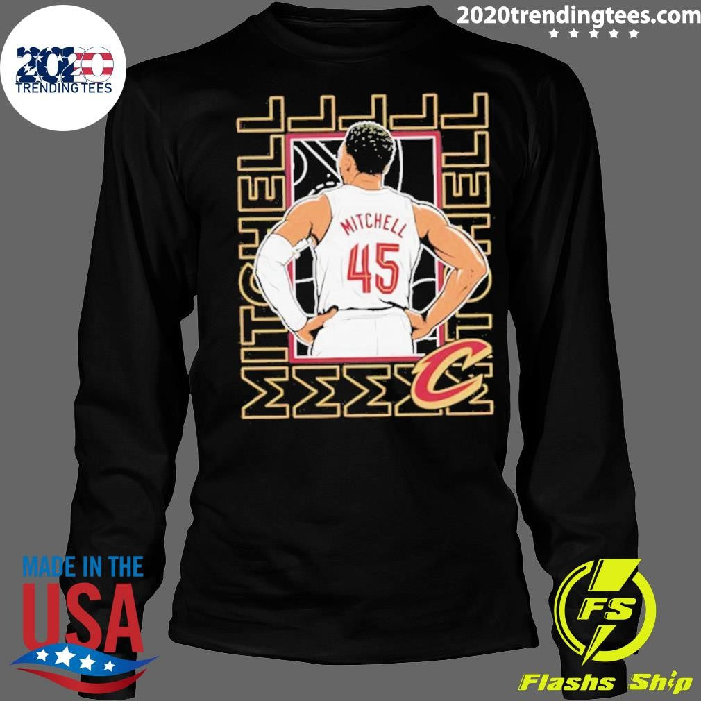 Donovan Mitchell Cleveland Cavaliers Repeat Pose Star Shirt