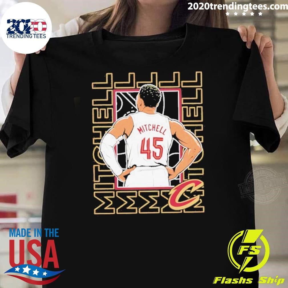 Donovan Mitchell Cleveland Cavaliers Repeat Pose Star Shirt