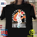 Donovan Mitchell Dribbling Shield Cleveland Cavaliers Graphic Shirt