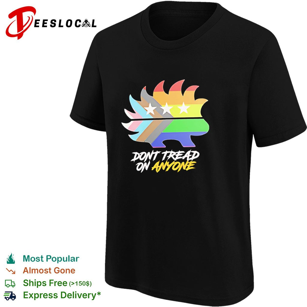 Don’t Tread on Anyone Progress Pride Flag Shirt