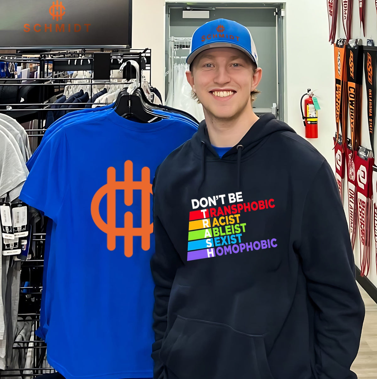 Don’t be trash LGBTQ rainbow shirt