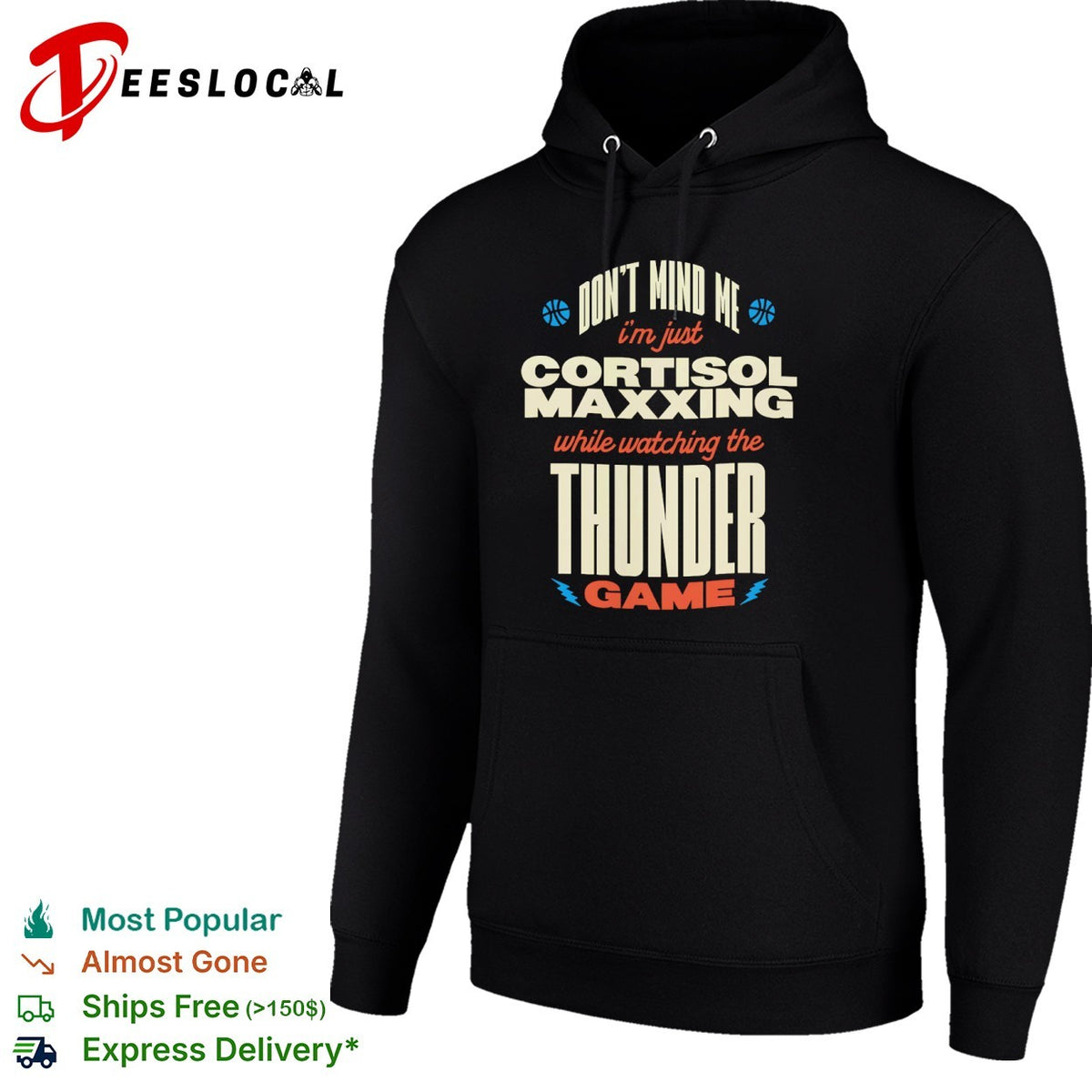 Don’t mind me I’m just cortisol maxxing while watching the Oklahoma City Thunder shirt