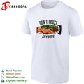 Don’t trust anybody snake biting hand traditional tattoo style illustration graphic shirt