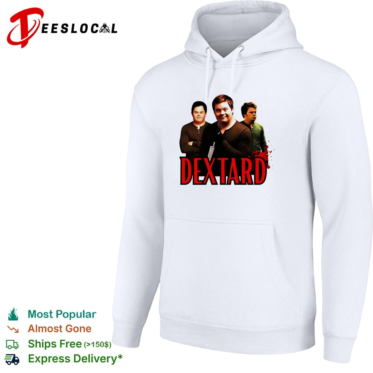 Down man Dextard parody meme shirt