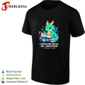 Dragon reading books I could be social or I could read shirt