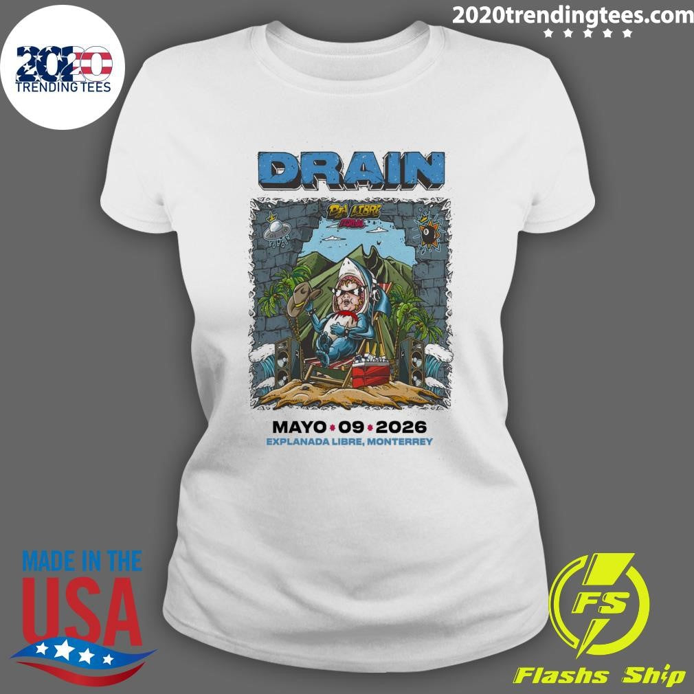 Drain Monterrey Mexico Tour On May 9 2026 Shirt