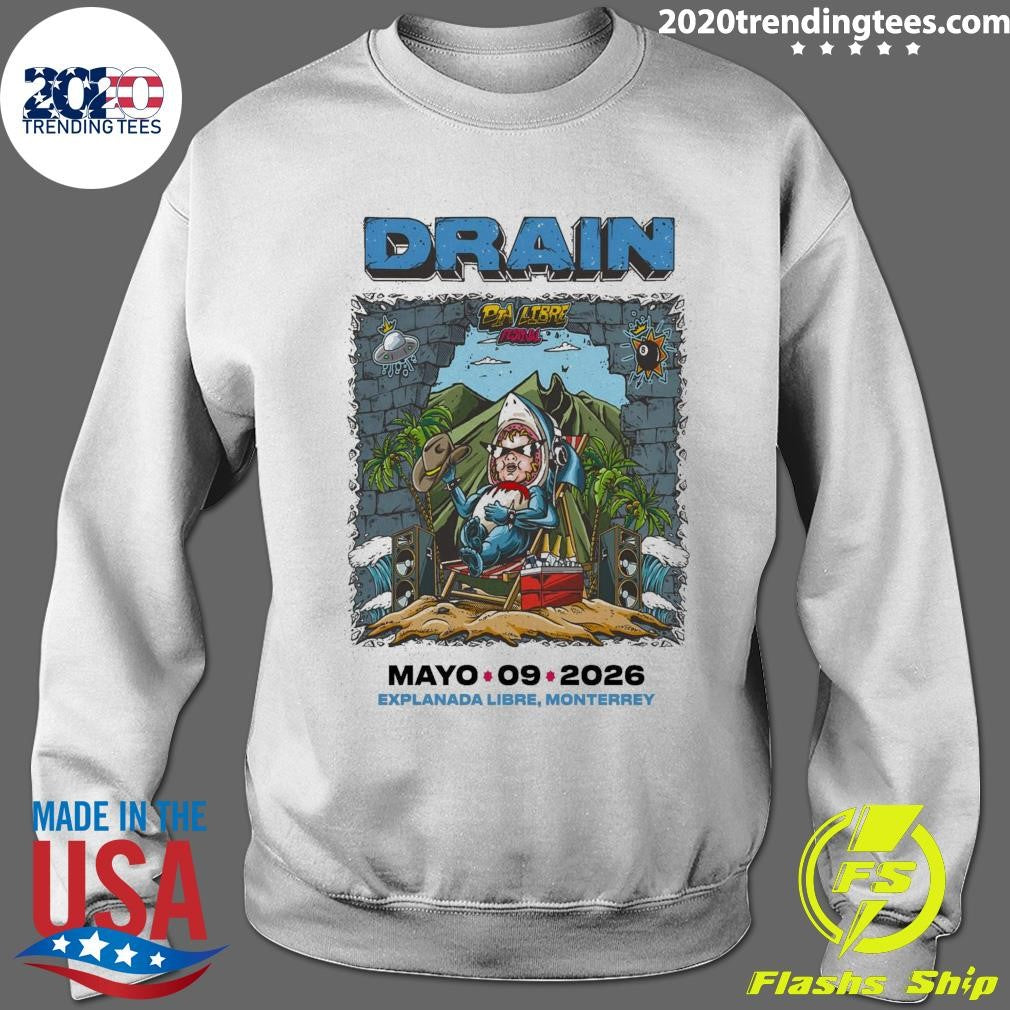 Drain Monterrey Mexico Tour On May 9 2026 Shirt