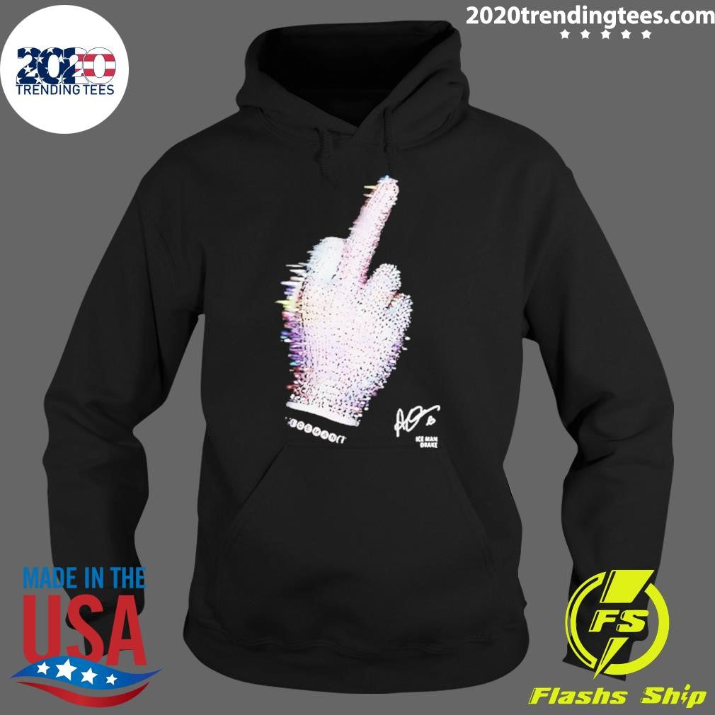 Drake Iceman Middle Finger Signature Poster Shirt