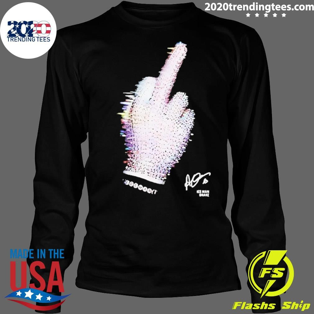 Drake Iceman Middle Finger Signature Poster Shirt