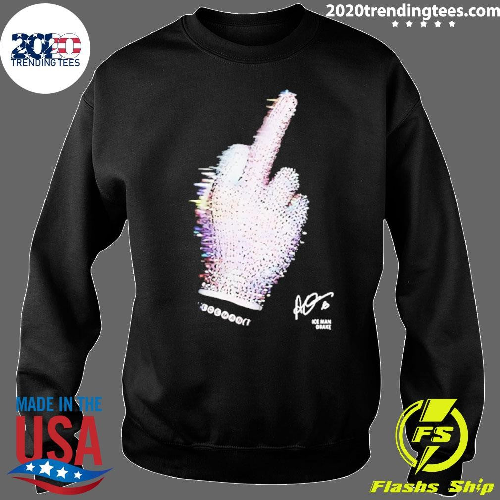 Drake Iceman Middle Finger Signature Poster Shirt