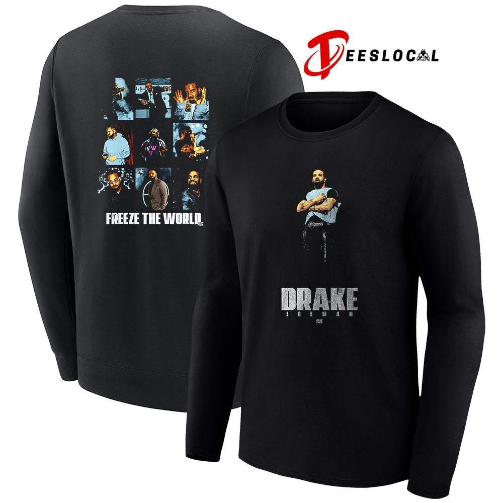 Drake Iceman freeze the world graphic shirt