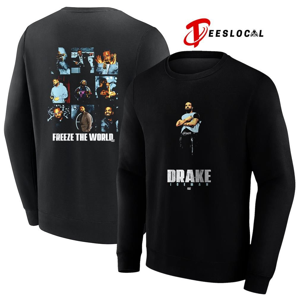 Drake Iceman freeze the world graphic shirt