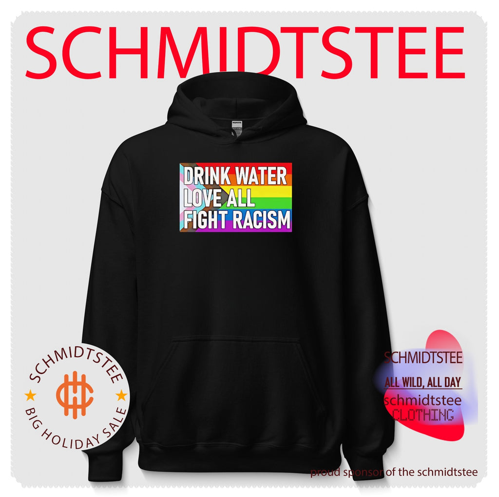 Drink water love all fight racism pride flag shirt