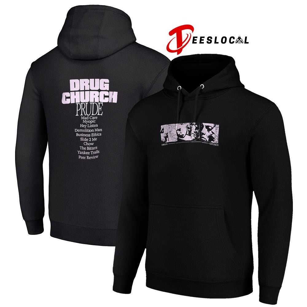 Drug Church Prude tracklist shirt