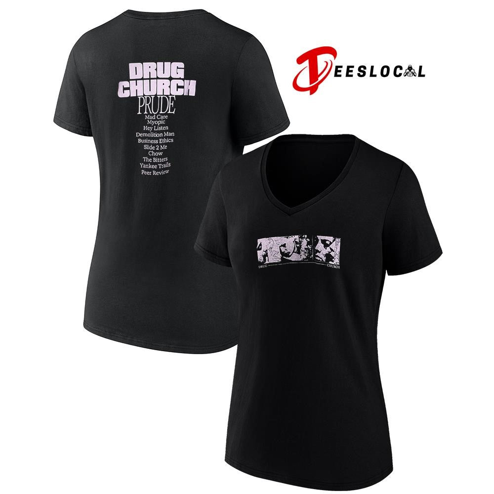 Drug Church Prude tracklist shirt