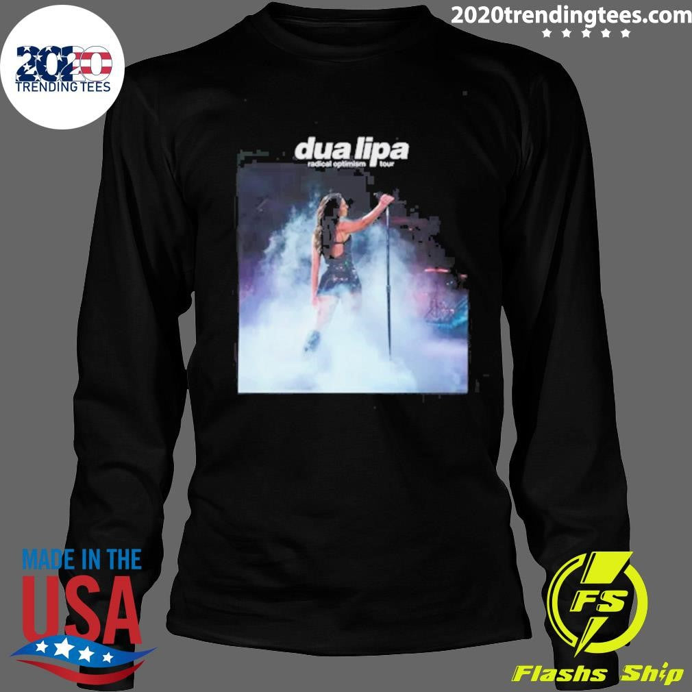 Dua Lipa Print Round Neck Shirt