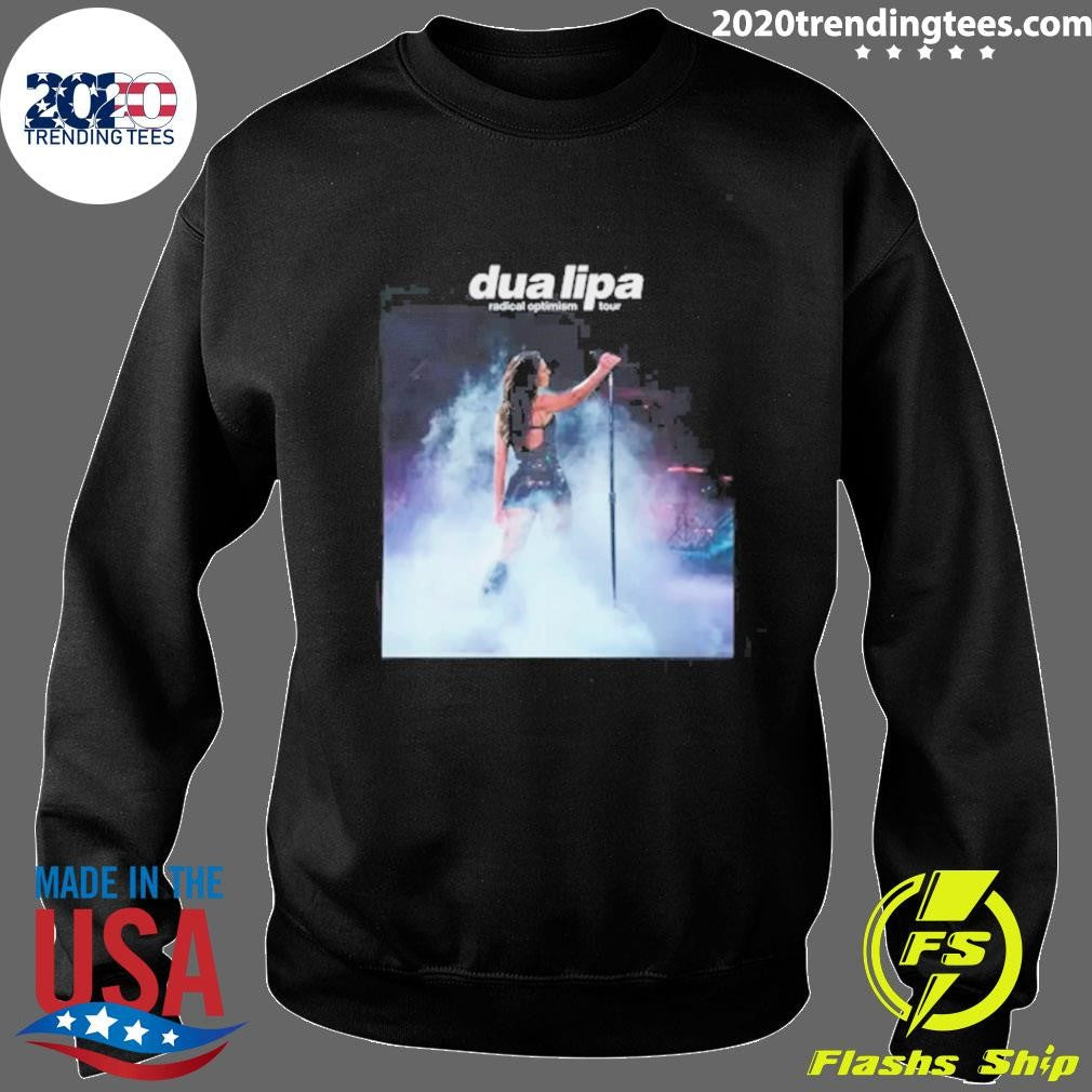 Dua Lipa Print Round Neck Shirt