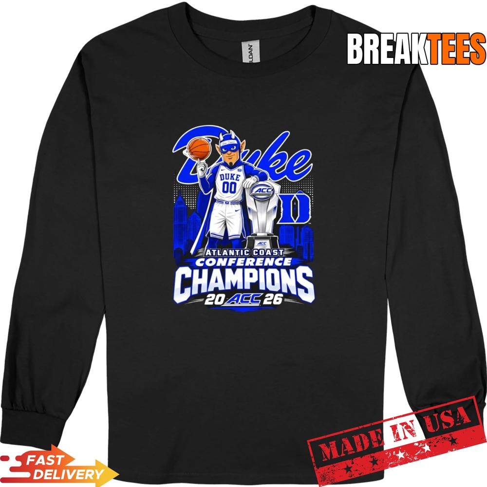 Duke Basketball 2026 ACC Champions Fan Graphic T-Shirt