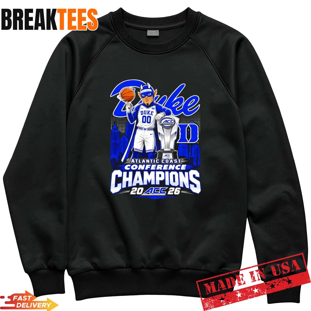 Duke Basketball 2026 ACC Champions Fan Graphic T-Shirt
