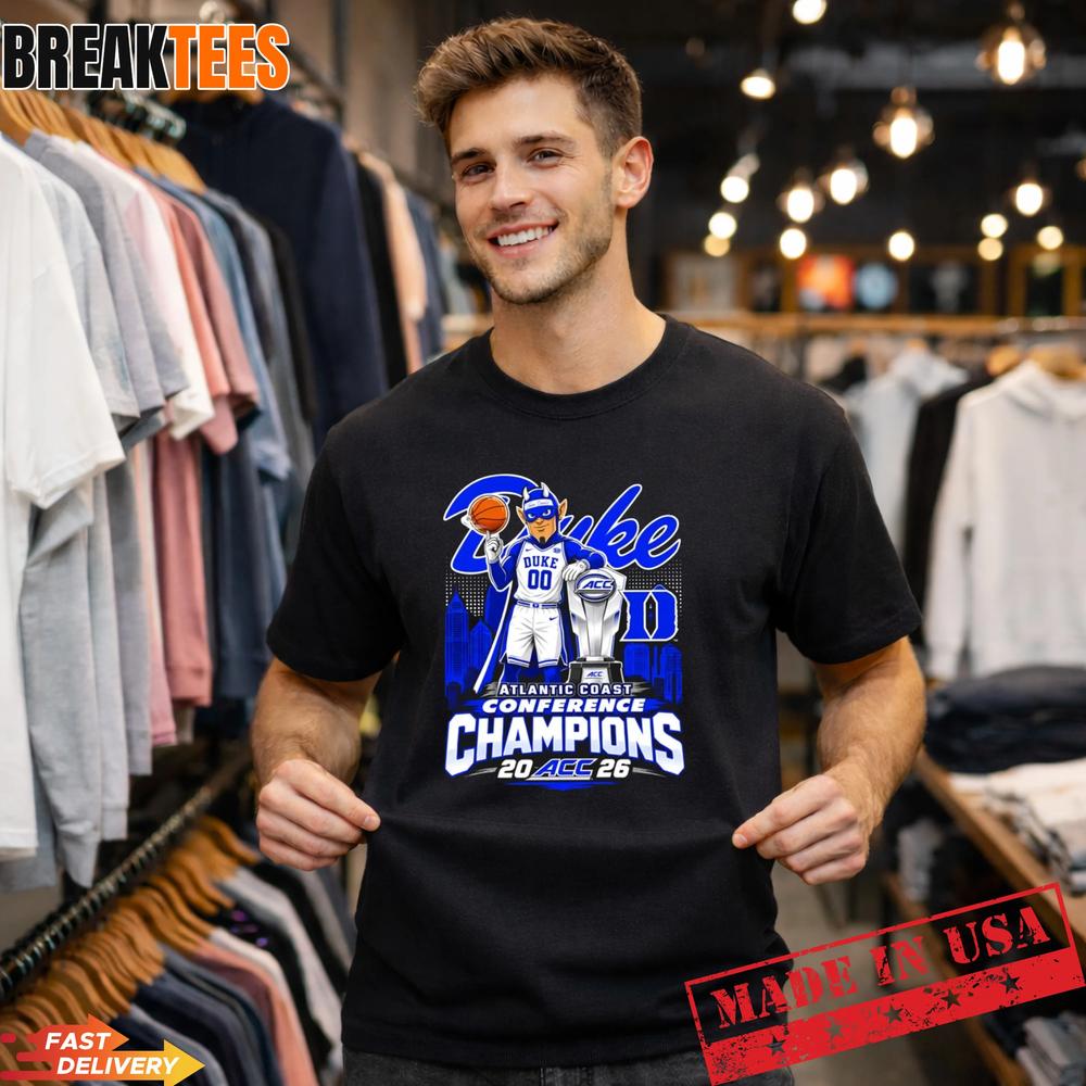 Duke Basketball 2026 ACC Champions Fan Graphic T-Shirt