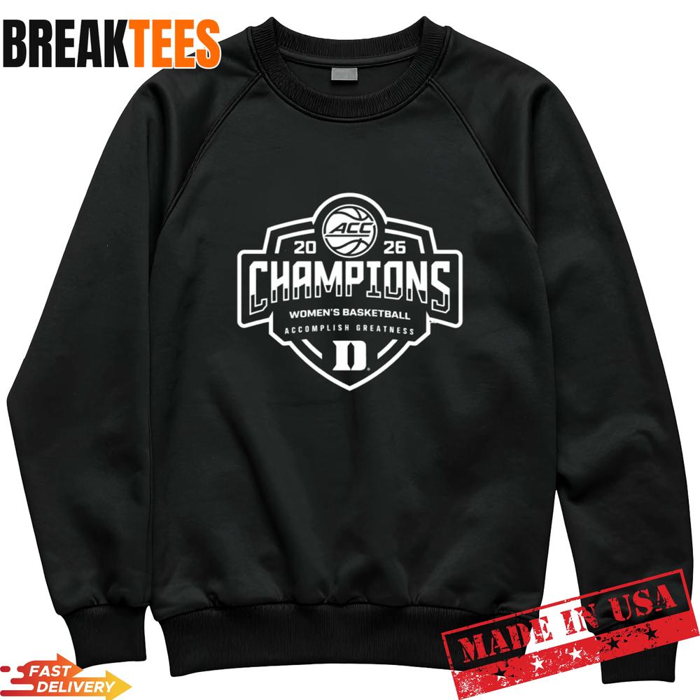 Duke Women’s Basketball 2026 ACC Tournament Champions Fan T-Shirt