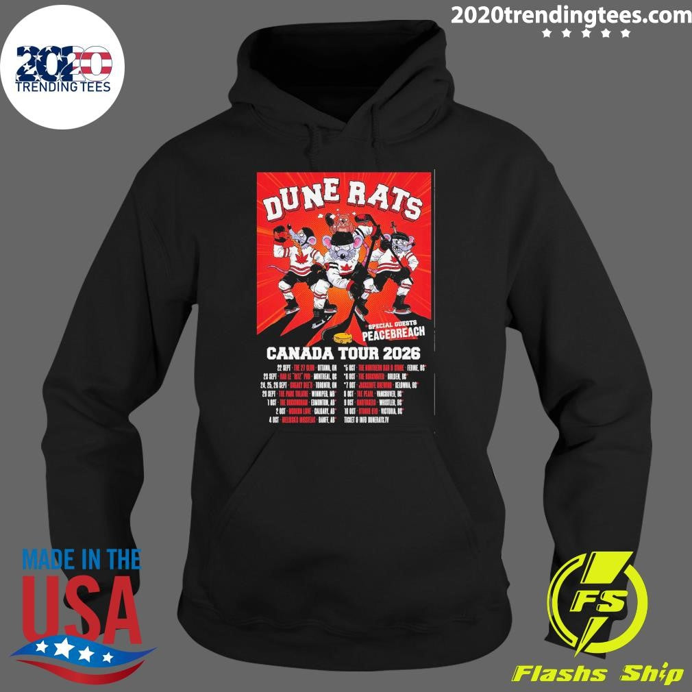 Dune Rats Special Guests Peacebreach Canada Tour 2026 Shirt