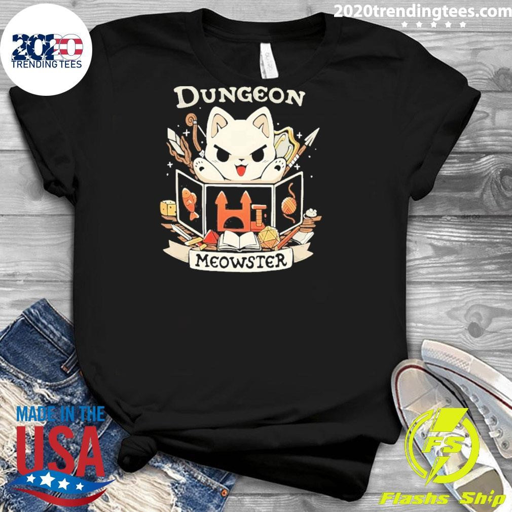 Dungeon Meowster Dungeons And Dragons Shirt