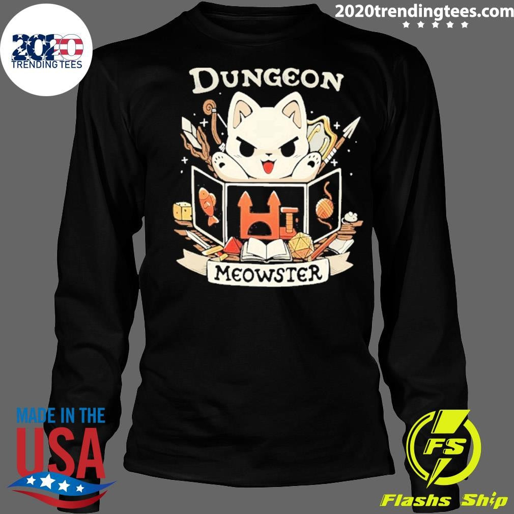 Dungeon Meowster Dungeons And Dragons Shirt