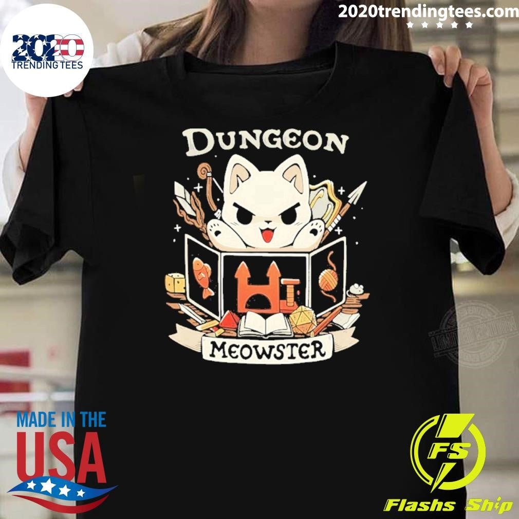 Dungeon Meowster Dungeons And Dragons Shirt