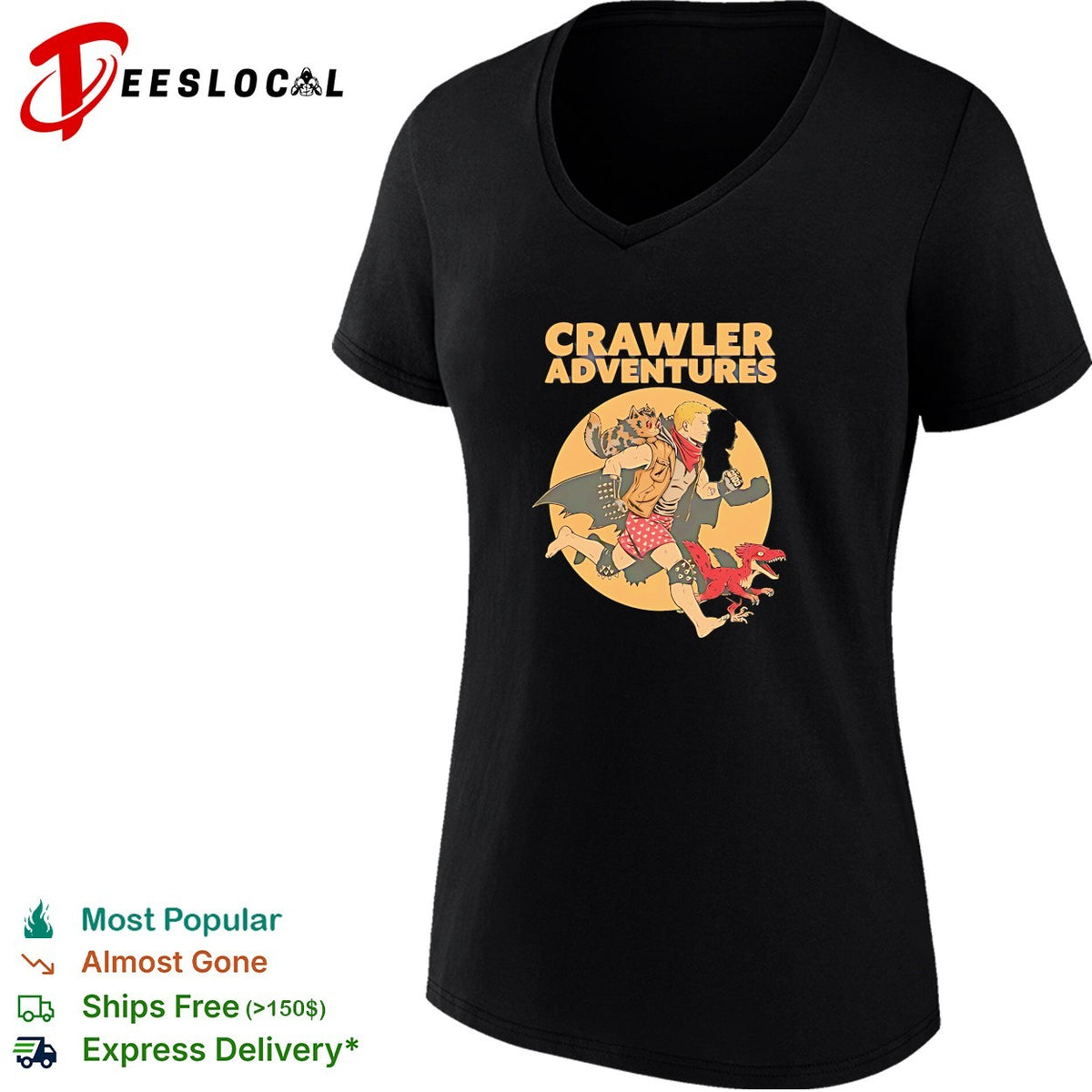 Dungeon crawler comic cover crawler adventures funny shirt