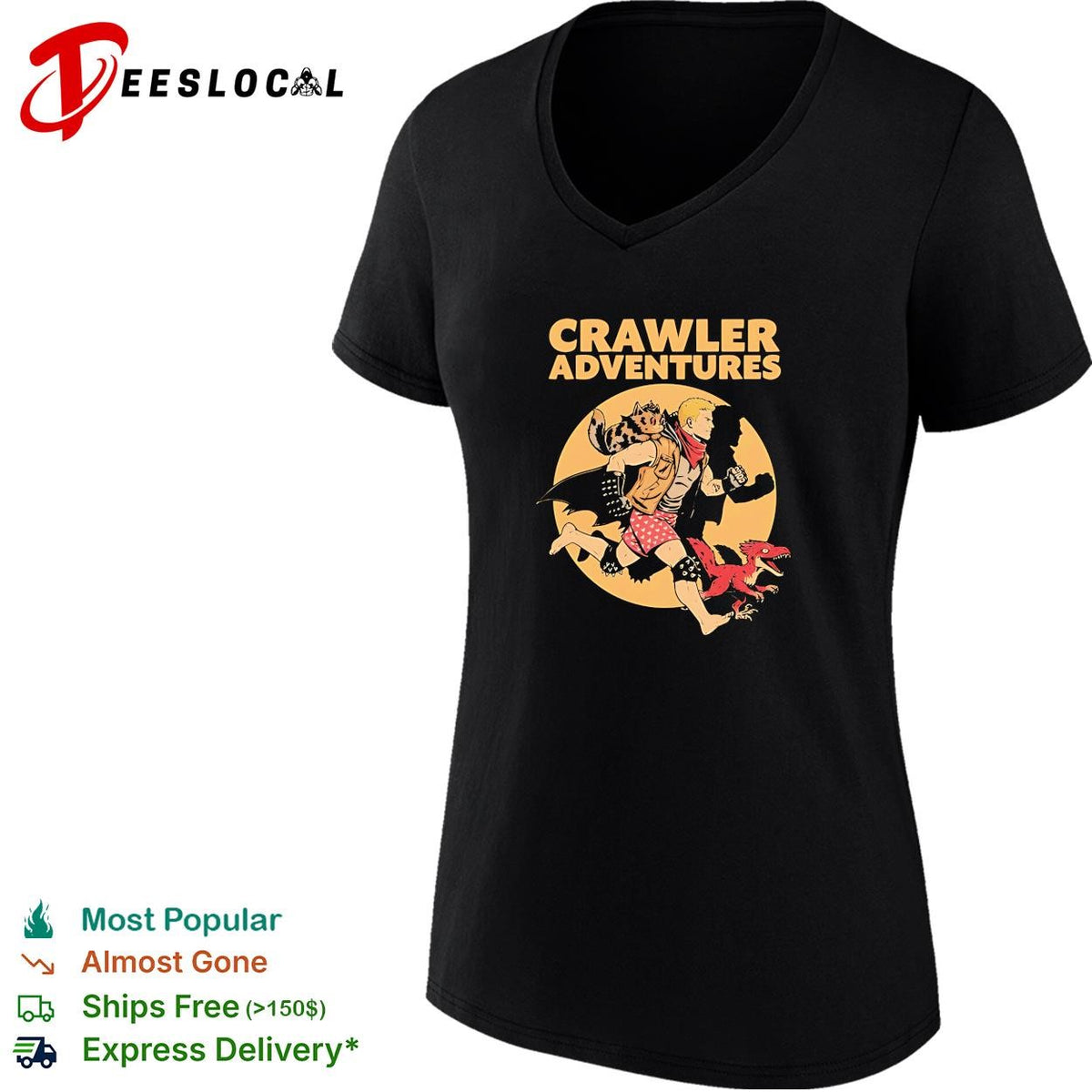 Dungeon crawler comic cover crawler adventures vintage shirt
