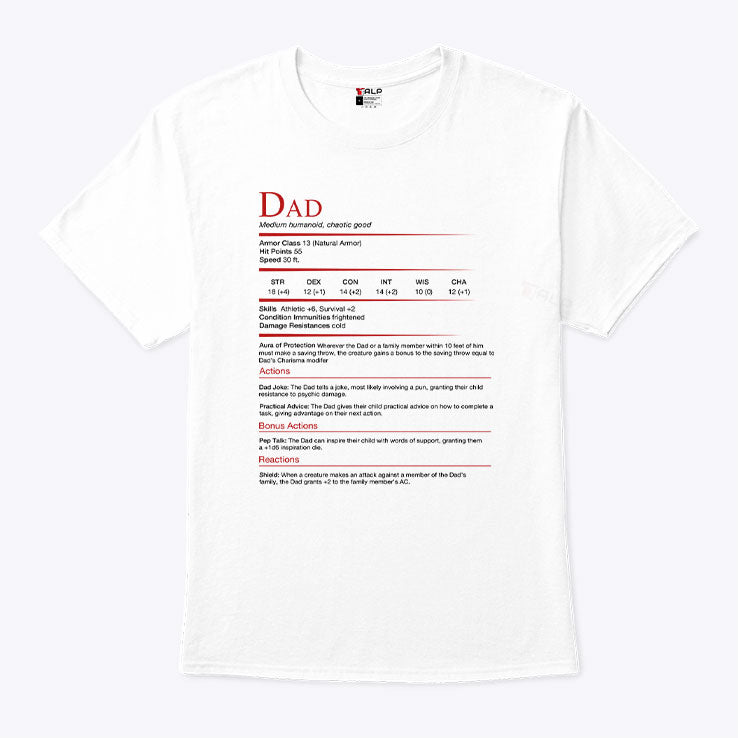 Dungeons & Dragons Dad T Shirt