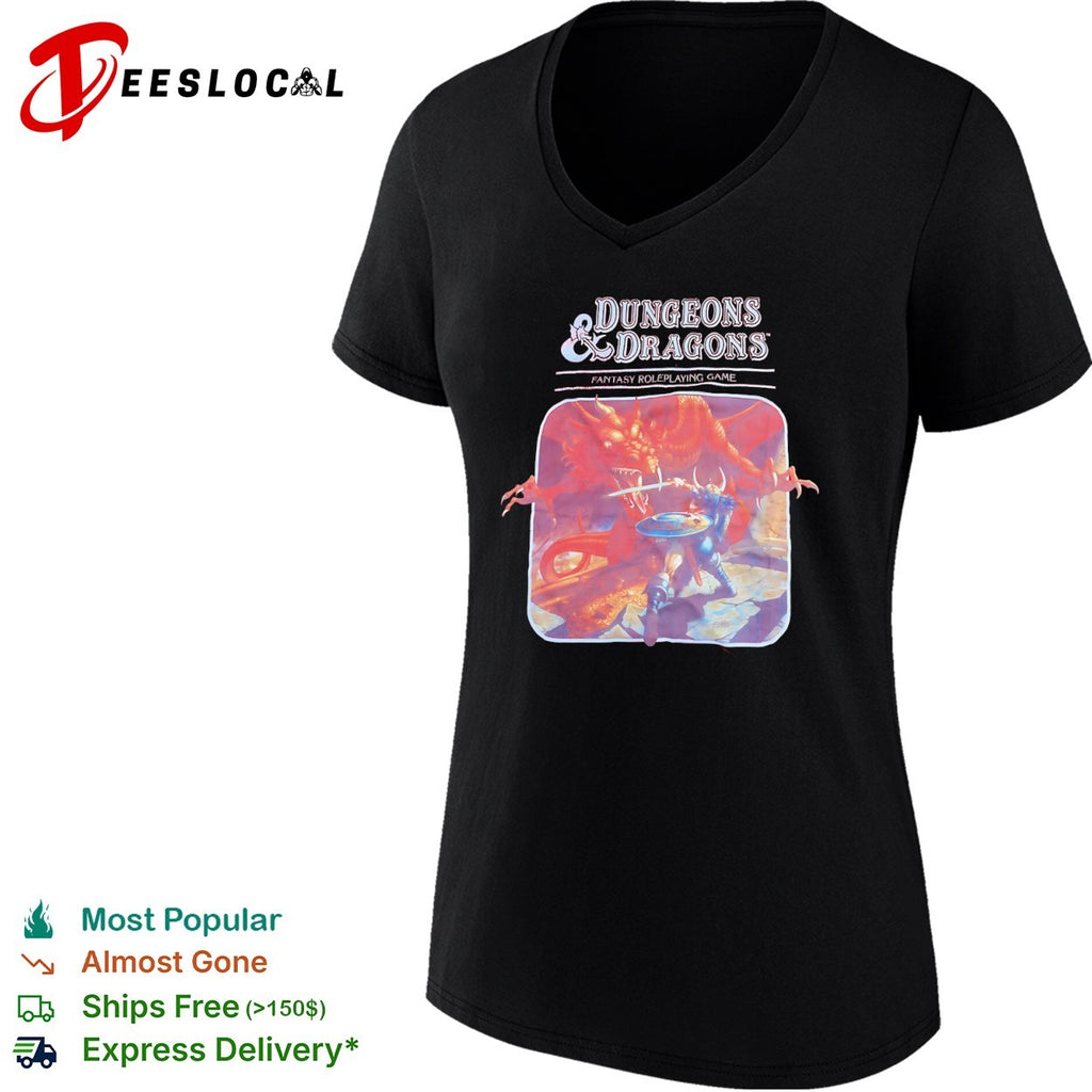 Dungeons and Dragons Fantasy Roleplaying Game Red Dragon Warrior shirt
