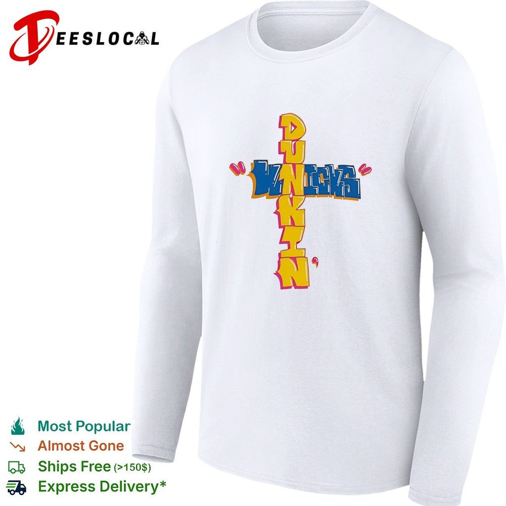 Dunkin’ Knicks New York Subway Donut text shirt