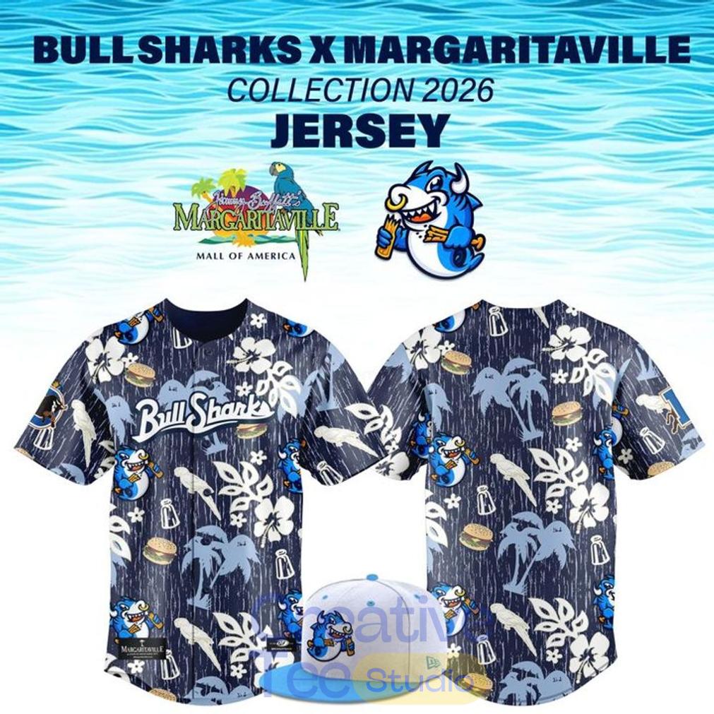 Durham Bulls 2026 Bull Sharks x Margaritaville Baseball Jersey