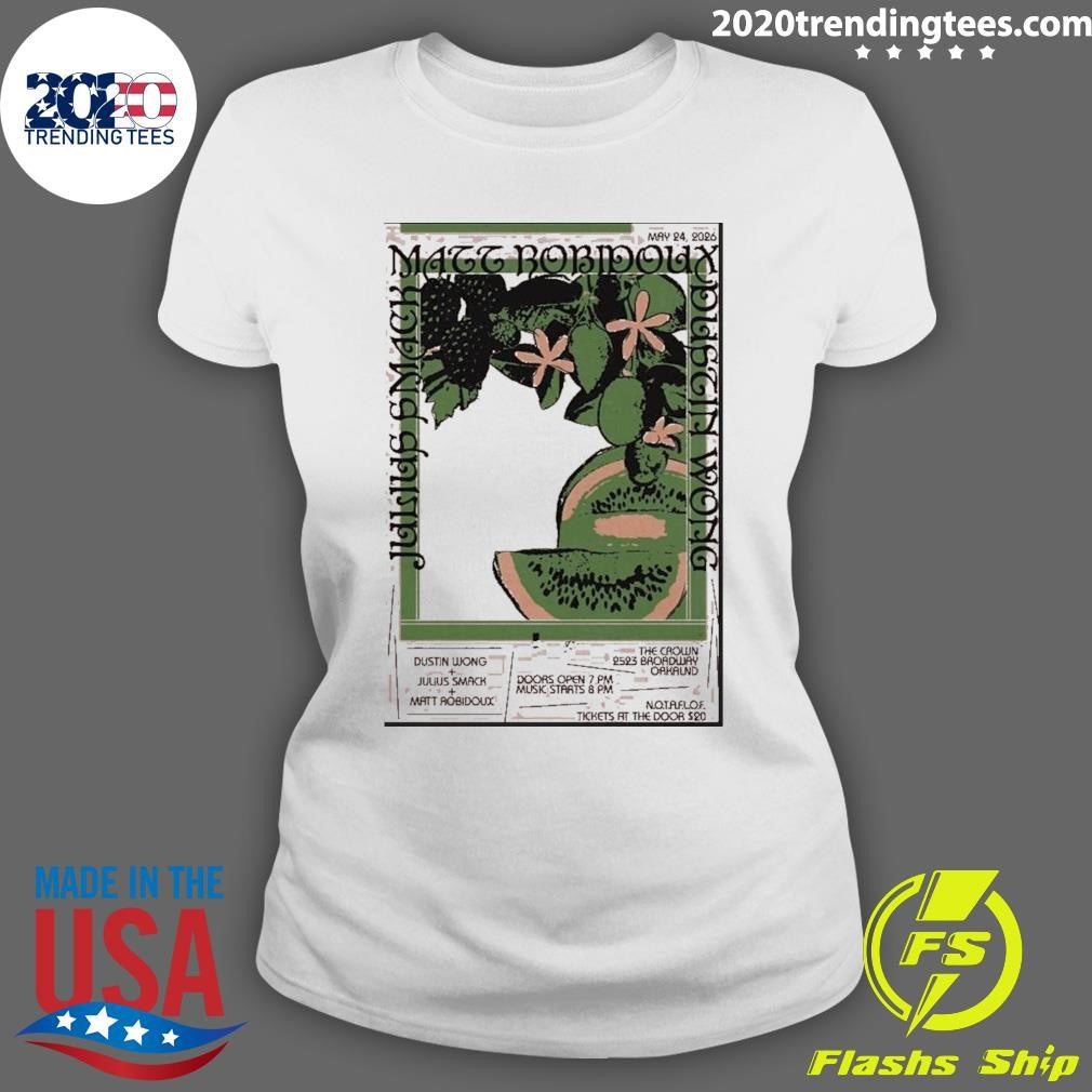 Dustin Wong The Crown May 24 2026 Poster Shirt