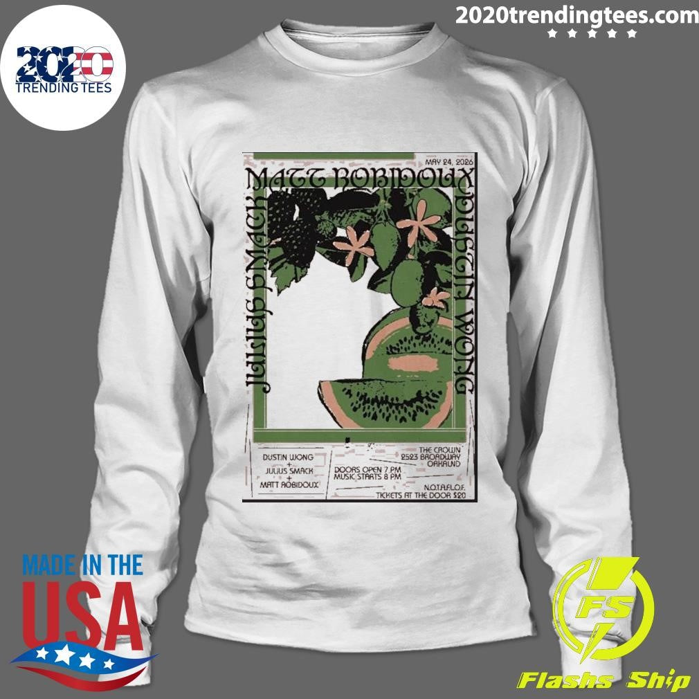 Dustin Wong The Crown May 24 2026 Poster Shirt