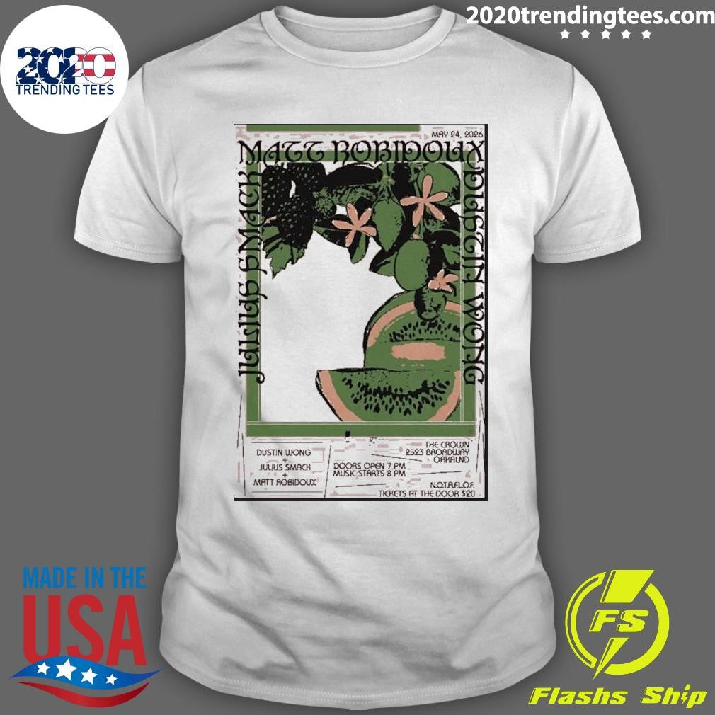 Dustin Wong The Crown May 24 2026 Poster Shirt