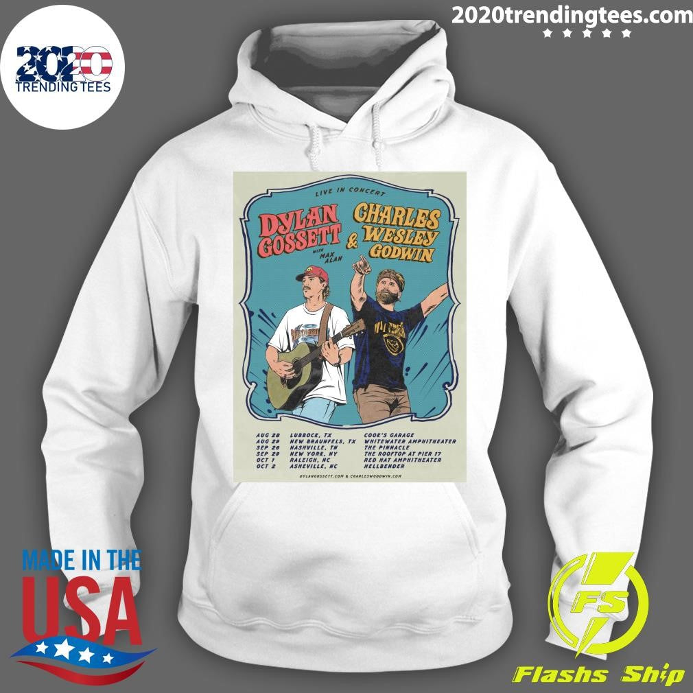 Dylan Gossett & Charles Wesley Godwin Announce 2026 Co-Headline North American Tour This Fall Shirt
