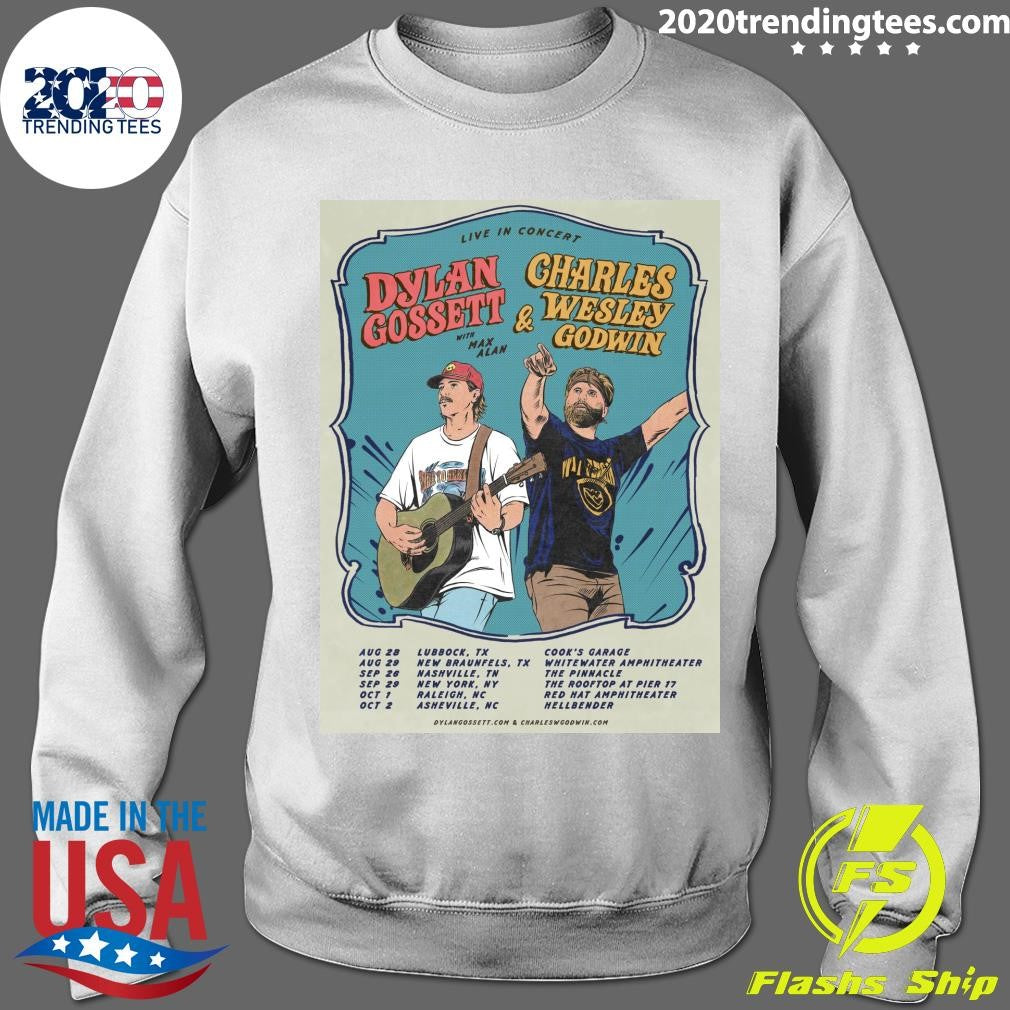 Dylan Gossett & Charles Wesley Godwin Announce 2026 Co-Headline North American Tour This Fall Shirt