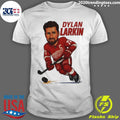Dylan Larkin Detroit Red Wings Hockey Player Caricature Shirt