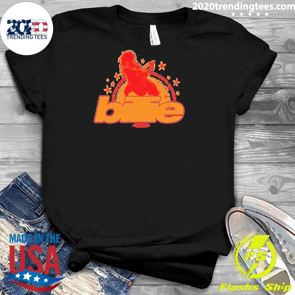 Billie Hit Me Hard and Soft The Tour Guitar Riff Ringer Shirt