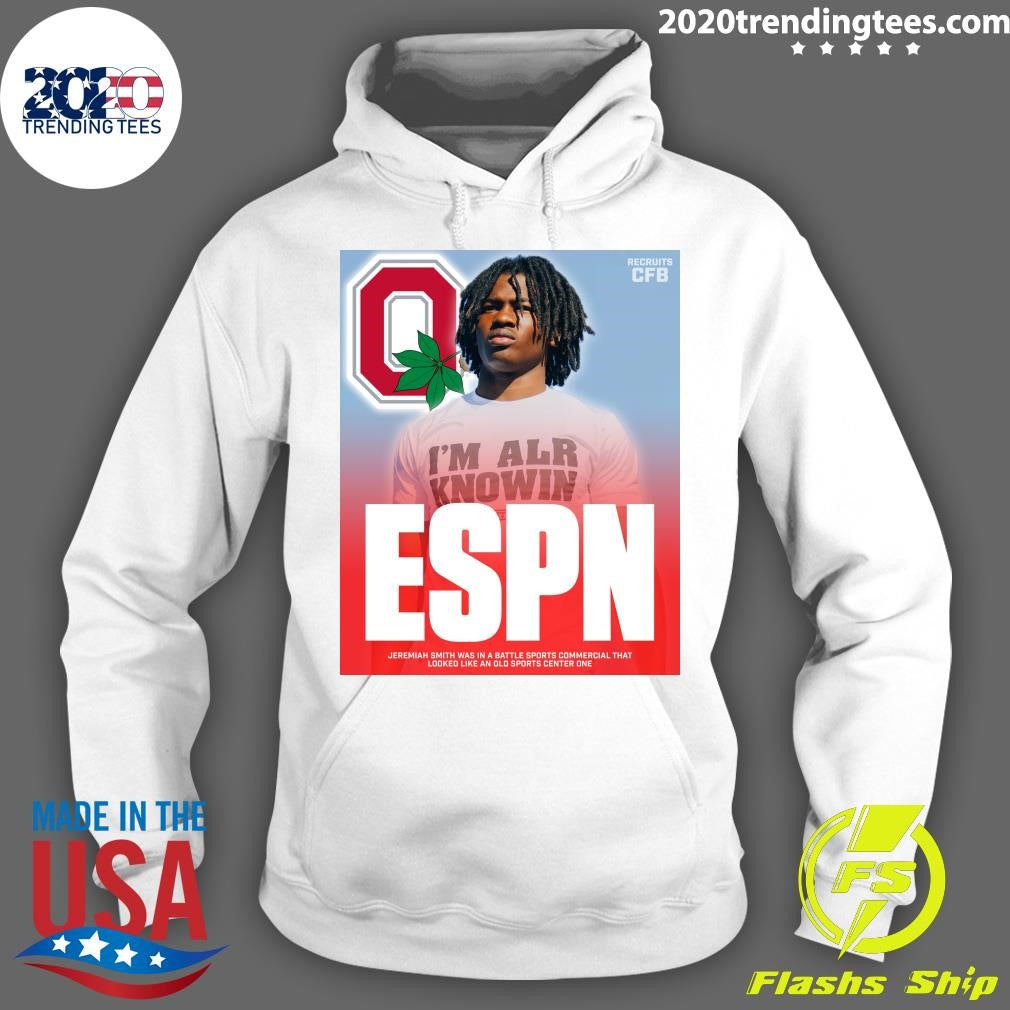 ESPN Jeremiah Smith Was In A Battle Sports Commercial That Looked Like An Old Sports Center One Shirt