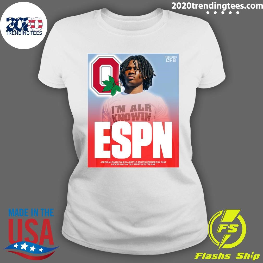 ESPN Jeremiah Smith Was In A Battle Sports Commercial That Looked Like An Old Sports Center One Shirt