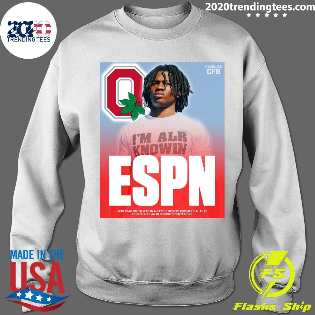 ESPN Jeremiah Smith Was In A Battle Sports Commercial That Looked Like An Old Sports Center One Shirt
