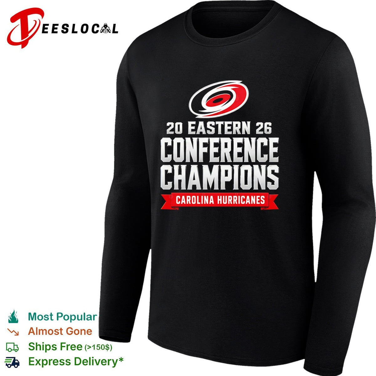 Eastern Conference Champions 2026 Carolina Hurricanes team shirt